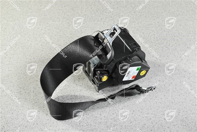 Sicherheitsgurt, Hinten, Schwarz, L=R