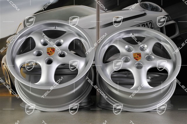 17-inch CUP II wheel set, 7J x 17 ET55 + 9J x 17 ET55