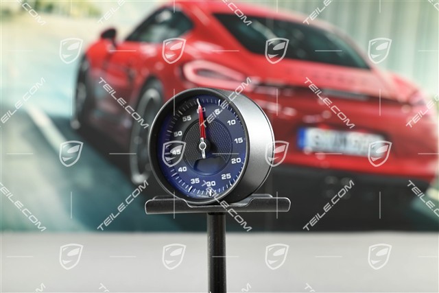 Stoppuhr mit Digitaluhr Schwarz Zifferblatt mit rotem Zeiger, Sport Chrono