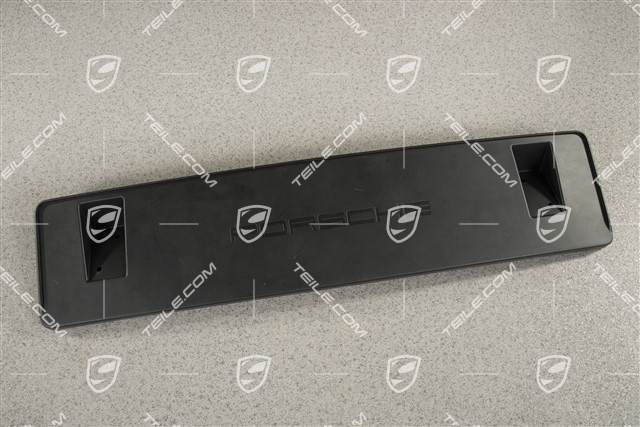 Podstawa tablicy rejestracyjnej, duża, czarna, Sport Design Package