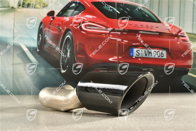 Tail pipe, inner, black, L