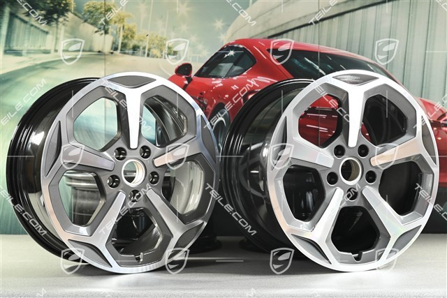 20-inch Taycan Offroad Design wheel rim set, 9J x 20 ET54 + 11J x 20 ET60