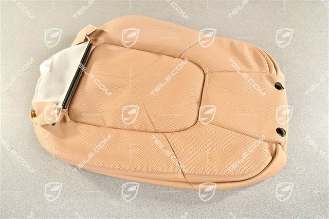 Lehnenbezug, Leder, komfortsitz, Belüftet, Luxorbeige, R