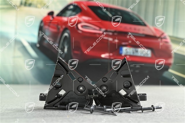 Repair kit (L+R) for soft top lock, rear, Spyder