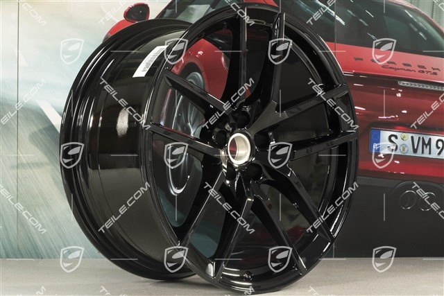20" Felga "Macan S" 10J x 20 ET19, czarny (wysoki połysk)
