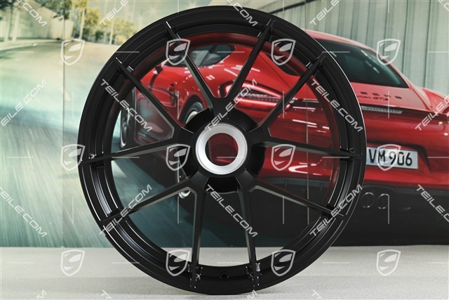 20-inch wheel rim "Carrera GTS", central lock, 8,5J x 20 ET50, black satin matt