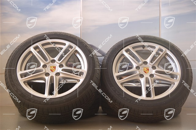 19" Panamera Turbo All-Season-Räder, Felgen 9J x 19 ET60 + 10J x 19 ET61 + ganzjährige Reifen 255/45 R19 + 285/40 R19