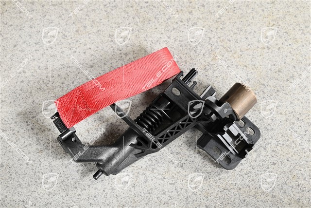 R, Mechanizm klamki wewnętrznej z czerwonym paskiem, R