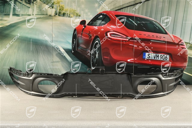 Untere Abdeckung, Stoßstange hinten, Sportabgasanlage, Schwarzmatt