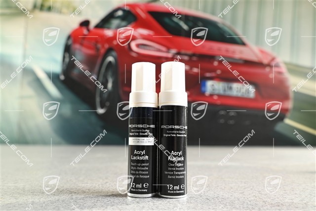 Lackstift, Grundlack+Klarlack, Nachtblau metallic M5F