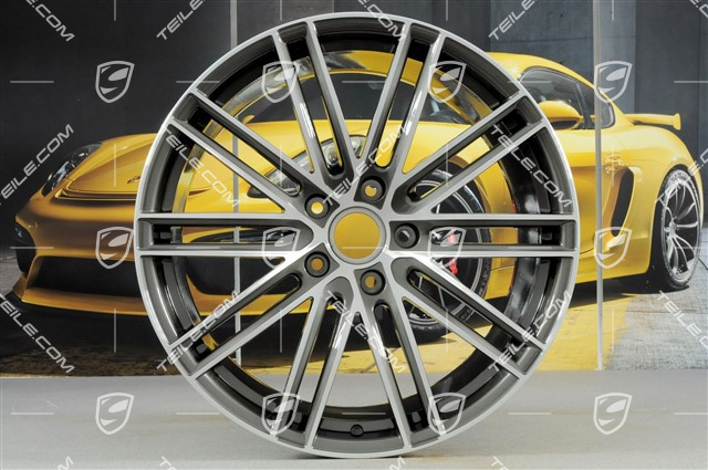 21" Felge Turbo IV, 11,5J x 21 ET69, Titan