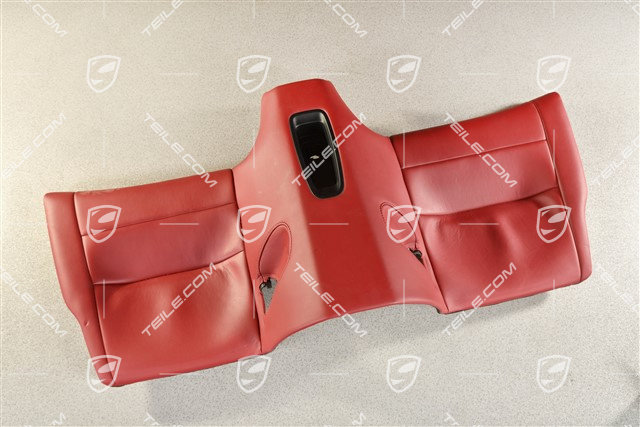 Coupe / Targa / Cabrio, Sitzkissen hinten, Leder, Bordeauxrot