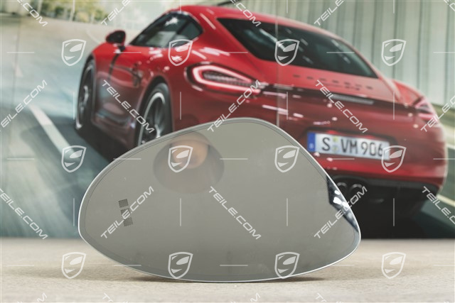 Spiegelglas, autom. abblendbarer Außenspiegel, konvex, R