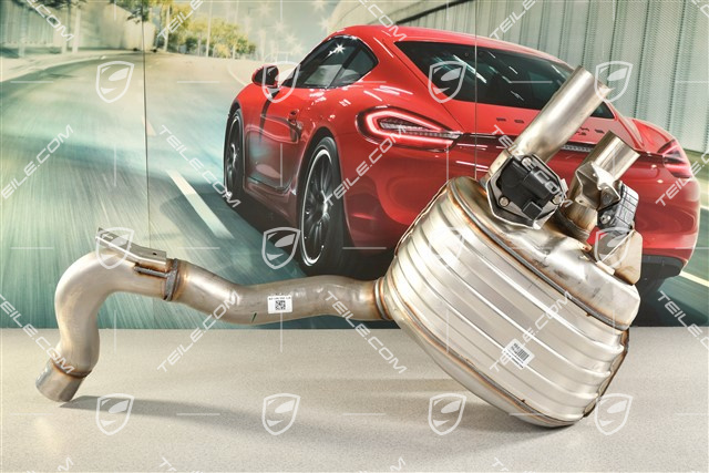 4,0L, Exhaust Muffler, without tail pipe, L