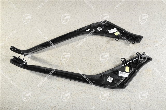 Mittelkonsole, Blenden Satz seitlich, Schwarz, L+R