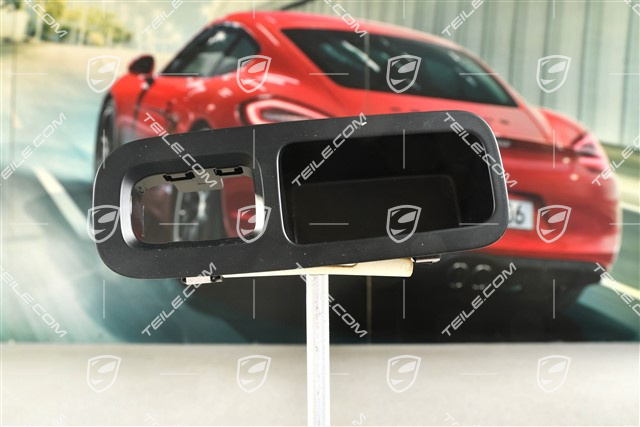 Obudowa przełącznika, strona pasażera, czarny mat