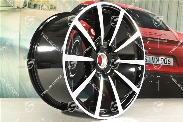 20" wheel Carrera Classic II, 11J x 20 ET52, black high gloss