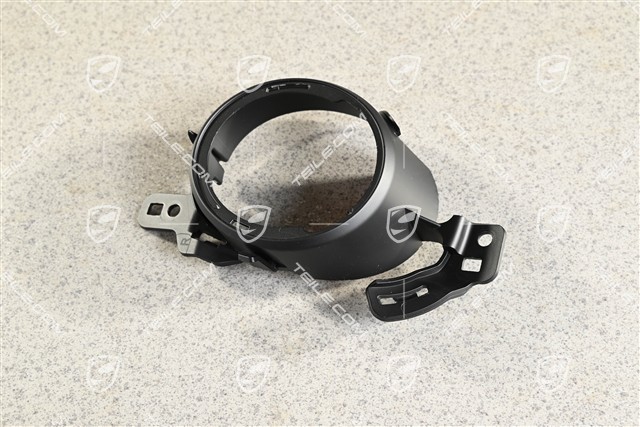 Cover, additional headlamp, Cayman S, Black matte, R