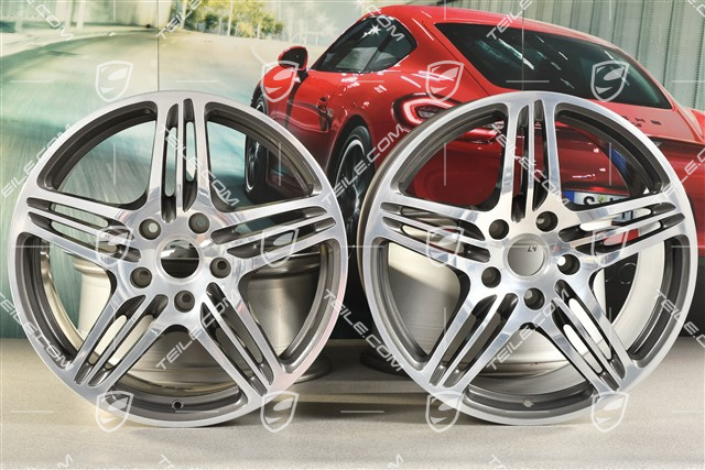19-inch Turbo wheel set, 11J x 19 ET51 + 8J x 19 ET57