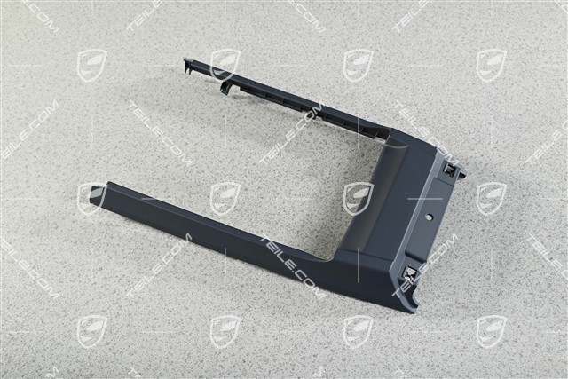 Cover / Console centre, Shifter Trim / panel, manual, Sea blue