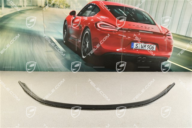 GTS / Sport Design, Front bumper spoiler lip / lower part trim, Black
