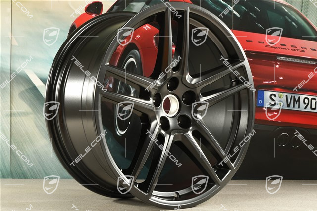 20" Felga "Macan Turbo", 9J x 20 ET26, BORBET, czarny półmat