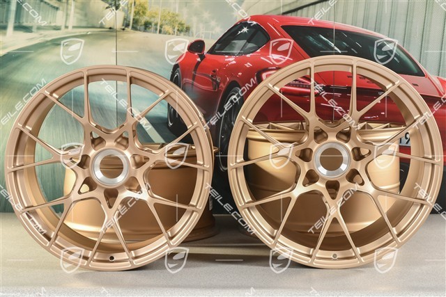 20"+21" GT3RS Felgen Satz, 10J x 20 ET45 + 13J x 21 ET31, Neodyme