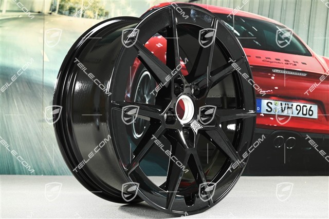 20" Carrera S wheel rim, 8.5J x 20 ET50, black high gloss