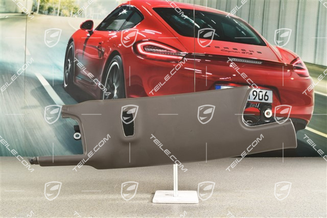 Tapicerka słupka-A, Skórzana, Agate Grey, Cabrio / Targa, L