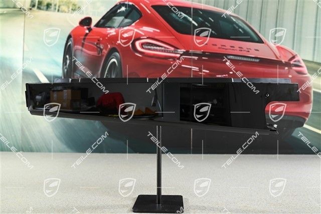 B-pillar outer cover, Rear, Black, L