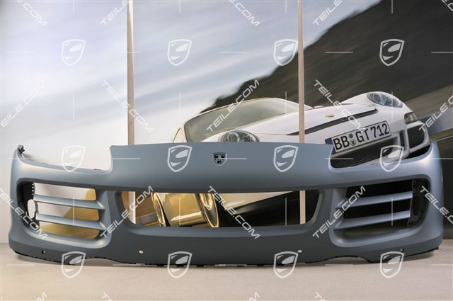 Front bumper, Cayenne Cayenne V6 3,6L / S 4,8L / Diesel 3,0L, ParkAssist, without headlight washer system Front bumper, Cayenne Cayenne V6 3,6L / S 4,8L / Diesel 3,0L, ParkAssist, without headlight washer system