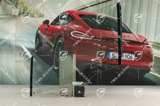 Szyba boczna drzwi przednich, Zielona szyba atermiczna, L