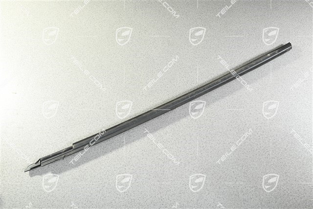 Listwa aluminiowa przednich drzwi, czarna - wysoki połysk, R