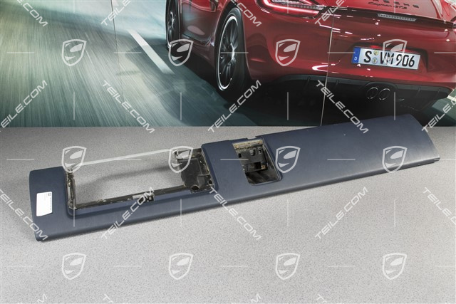 Dashboard lining (console lower part), leatherette, midnight blue