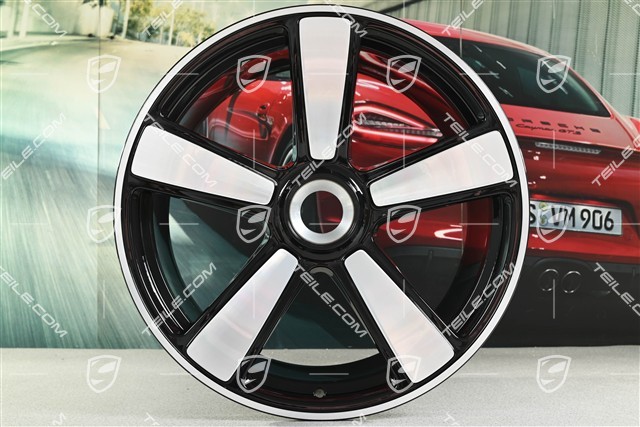 21" Sport Classic wheel rim, 12J x 21 ET63, black high gloss