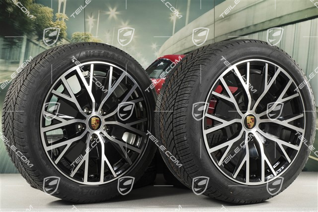 20-inch Turbo S Aero Design winter wheel set, rims 9J x 20 ET54 + 11J x 20 ET60 + NEW Goodyear winter tyres 245/45 R20 + 285/40 R20