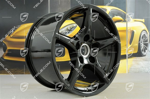 18" Felge Carrera III, 11J x 18 ET51, BBS, schwarz hochglanz