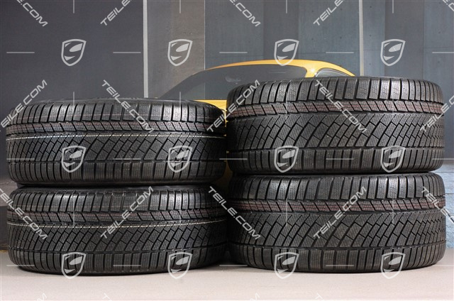 19" Panamera TURBO II Winterräder Satz, Felgen 9J x 19 ET60 + 10J x 19 ET61 + Continental Winterreifen 255/45 R19+285/40 R19, RDK-Sensoren