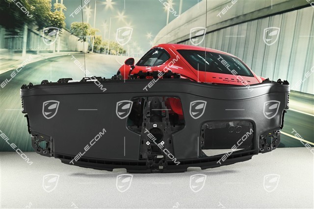 Dashboard / Console, upper part, leather, black, Head-up Display, (for trimming)