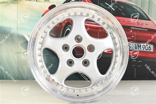 18" Felge, Turbo 3.6, 8J x 18 ET52, Speedline, silber