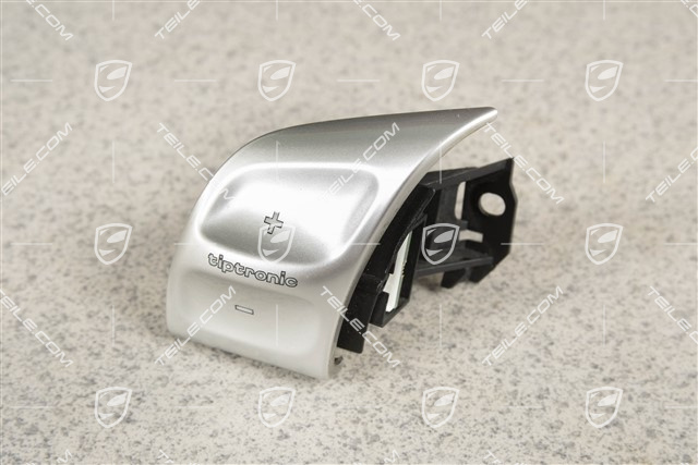 Switching module with Shift paddle, Tiptronic, Galvano silver, Sports steering wheel, L