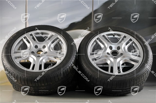 19" Panamera Design Komplet kół letnich, felgi 9J x 19 ET 60 + 10J x 19 ET61 + opony 255/45 R19+285/40 R19