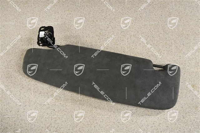 Coupe, Sonnenblende, mit Make-up Spiegel, Alcantara, Schwarz, R