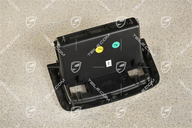 Blende / Ablage Sitzheizung, Mittelkonsole hinten, Zierleiste Satin-Aluminium