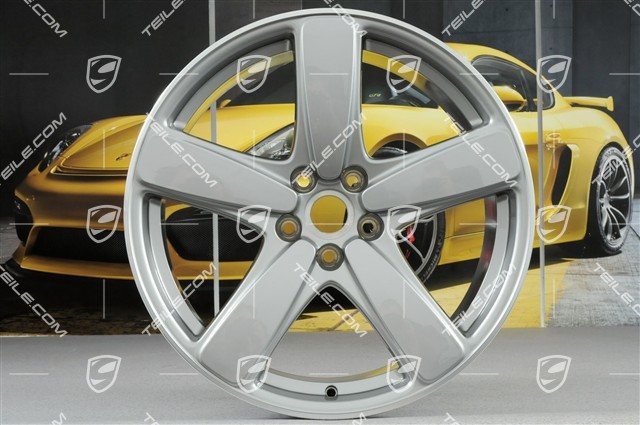 19" Felgensatz Macan SportClassic, 8J x 19 ET21 + 9J x 19 ET21, Silber Metallic