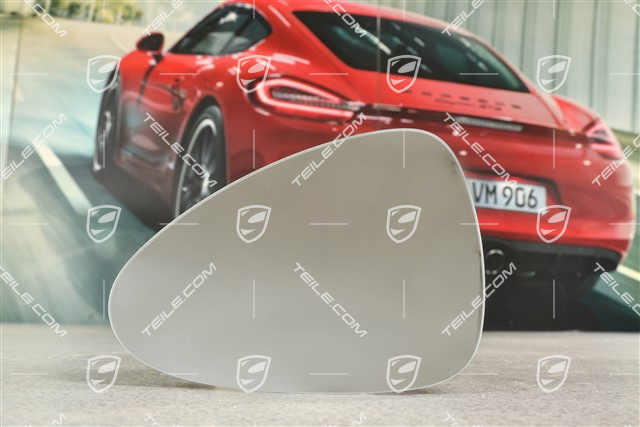 Szkło lusterka, wypukłe, RHD, L