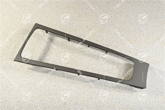 Cover, centre console, Leather Agate Grey