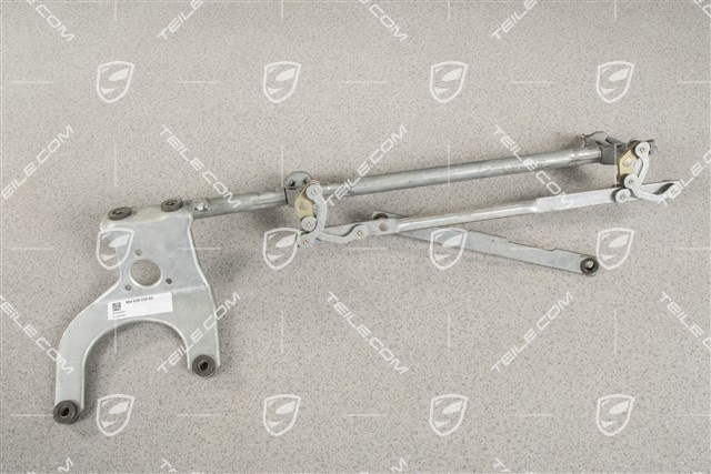 Windscreen wiper system crank drive