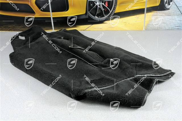 Bugraummatte, schwarz, zusätzlich Waschanlage Bugraummatte, schwarz, zusätzlich Waschanlage