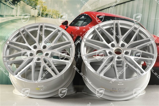 21-inch wheel rim set Cayenne RS Spyder Design, 11J x 21 ET58 + 9,5J x 21 ET46